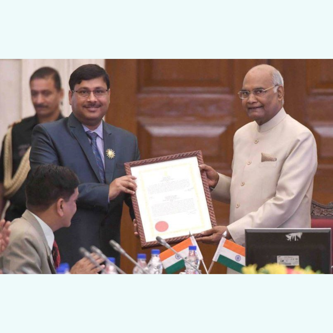 Visitor's Award from President of India, 2018