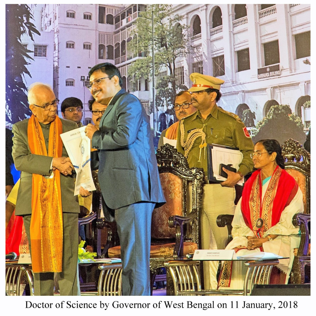 Receiving DSc degree, 2018